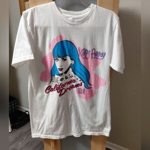 Authentic Katy Perry California Dreams Tour Tshirt 2011 Firework Cotton Candy